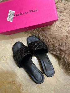 Quilted Block Heels