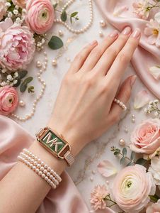 MK Rectangular Watch