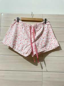 imported Pink Floral Print Shorts