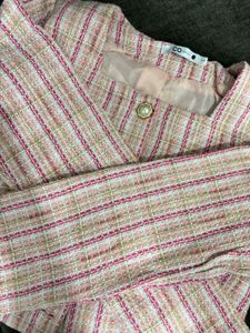 CO. Edition Pink Tweed Jacket