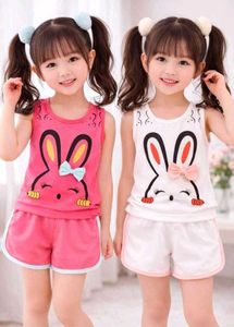 Cute Bunny Twin Set for Girls