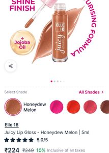 ELLE 18 Juicy Lip Gloss Honeydew melo