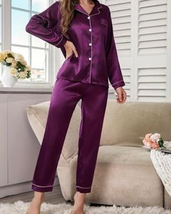 Satin Pajama Set
