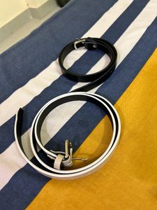 SIDEWOK black And White Belt