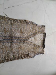 Elegant Embellished Long Jacket