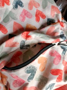 Heart Print Backpack