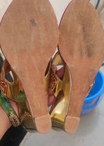 party wear Ethnic Embellished Flats
