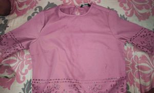 Pink Harpa Top - Size S