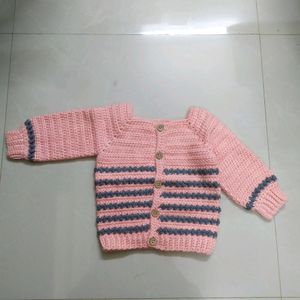 Crochet Cardigan And Beanie