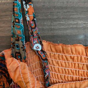 Bohemian Smocked Maxi Dress