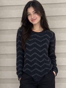 Vero Moda Chic Chevron Knit Sweater