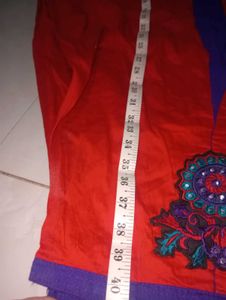 Purple Embroidered Kurta Set with Dupatta