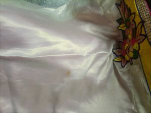 Pink &amp; Golden designer Embroidered Saree