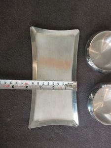 Vintage Metal Serving Bowls Set