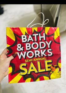 Bath & Body Works Semi-Annual Sale paper bag Ba
