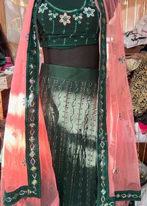 Embellished Lehenga Choli Set unstitched