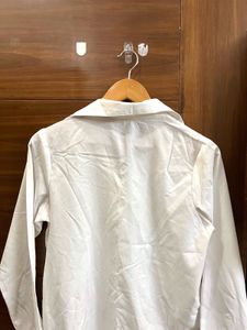 Classic White Button-Up Shirt