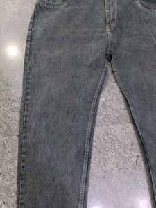 Classic Grey Wash Denim Jeans