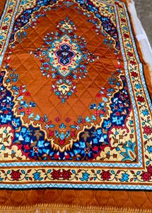 Prayer Rug with Intricate Floral Design
