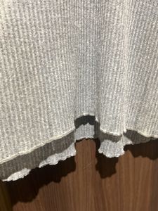 Grey Ribbed Tank Top