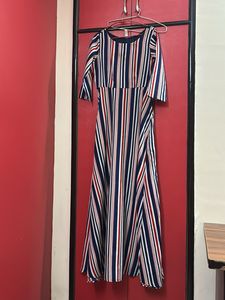 Chic Striped Maxi Dress