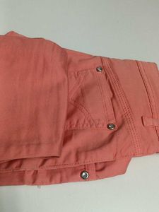 Coral Skinny Fit Pants for girls and women
