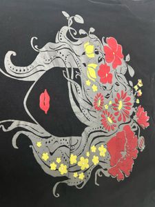 Flower Girl Print T-Shirt