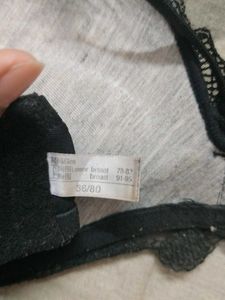 Elegant Black Lace Bra
