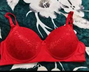 Red Lace Bra