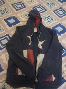 Captain America Zip-Up Hoodie
