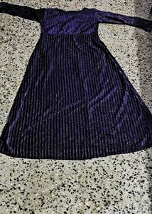 Price Drop ☔ Purple Striped Gown