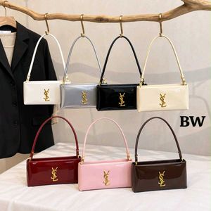 White Patent Leather Handbag