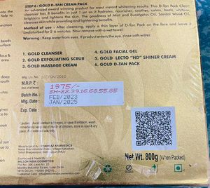 Shahnaz Harbal Gold Facial Kit