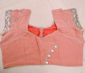 Pink Embellished Blouse