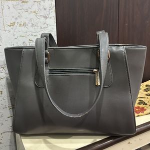 Elegant Gray Tote Bag