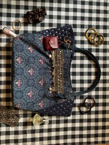 Bohemian Blue Shoulder Bag
