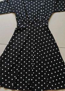 ZARA long sleeve midi dress