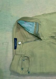 Beige Bootcut Jeans