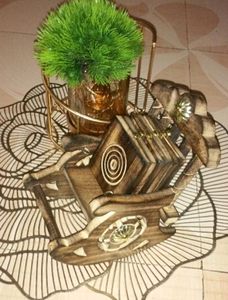 Vintage Look Chair Coasters