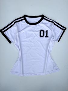 White & Black Striped T-Shirt