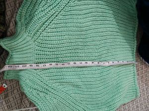 Mint Green Knit Turtleneck