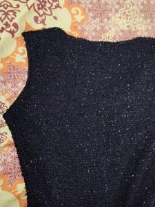 Black Bold Dress Sleeve Less