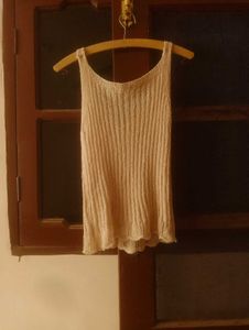 Ribbed Knit V-Neck Tank Top
