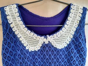 Women's Top| Blue| Bust-28| Length-23