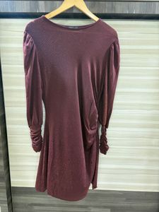 Sparkling Maroon Dress