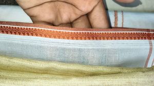 mens Dhoti  kurta (unstitched)with gamcha Set