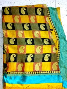 Beautiful Yellow Saree