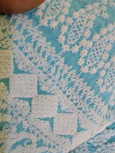 Elegant Sky Blue Kurta Set