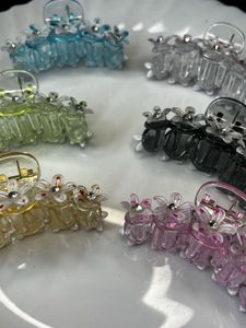 Floral Hair Claw Clip - Assorted Colors