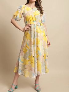 Floral Print Midi Dress